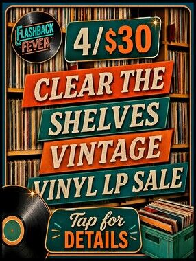 4/$30•Vintage Vinyl LP Lot